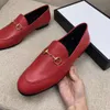 Diseñador Mules Princetown Suela plana casual hebilla Zapatos de mujer cuero Hombres mujeres Trample luxury Lazy shoes 46