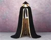 Pageant Mariage Cloak Velvet Cloak Halloween Wizard Princess Carnival Performance Party Christdoor Cloak8940520