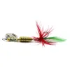 Hengjia 200 stks / partij 6.4 cm 6.8g hete kunstmatige metalen spinner lepel vissen aas wobblers vis tackle gratis verzending