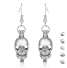 Partihandel-Pearl Skull Cages Locket Örhängen Halsband Freshwater Pearls Oyster Pendant (exklusive Pearl Canned) Halloween Julsmycken