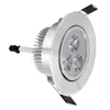 4 pièces coolwarm blanc 3W Downlight LED rotatif encastré plafonnier projecteur lampe pilote 110V3225766