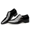 oxford chaussures en cuir formelles pour hommes robe de soirée pointue chaussures de créateur hommes chaussures officielles noires pour hommes mode zapatos de charol hombre