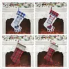 Noel çorap hediye çantası Noel ağaç süsleme çorapları stoklama şeker çantaları ev parti dekoratif ürünler dükkan dükkanı sargı süslemeleri en yüksek kalite