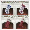 Kerstkous Gift Bag Xmas Tree Ornament Socks Stocking Candy Bags Home Party Decoratieve items Shop Windwindow Decorations