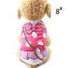 Vêtements pour chiens mignons Vêtements pour chiens de compagnie Chat T-shirt Gilet Petit chiot en coton Manteau doux Veste Vêtements d'été Extra Chihuahua Vêtements Costume Animaux Fournitures