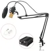 BM 800 Professional bm800 Audio Vocal recording for Computer karaoke Phantom power pop filter Sound card Condenser Microfon