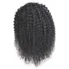 Peruviaans Human Haar Paardenstaart Afro Kinky Krullend 4B 4C Paardenstaart 140G Menselijke Horsetail Onverwerkte Maagd Menselijk Haar Paardenstaarten Extensions