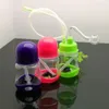 Smoking Pipes bongs Manufacture Hand-blown hookah Colored plastic mini water pipe