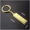 Gold Schlüsselanhänger Schlüsselanhänger Goldene Schlüsselanhänger Finder Tasche Handtasche Charms Anhänger Schmuck Zubehör Metall Luxus Mann Auto Schlüsselanhänger für Frauen Männer