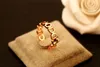 Модная марка, нанесенная 18 тыс. Золотого буква D Ring Ring Luxury Rose Gold Ring Europe и America Hot Popular Crings Ring