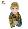 Оптом- новый лось жаккардовой шерстяной шапки шарф перчатки набор женщин зимний теплый трехсекционный рождественский подарок бесплатная доставка