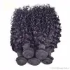 ELIBESS produtos de cabelo 1Bundle indiana Hetero cabelo 8-30 polegadas não-Remy 100% Cabelo Humano encaracolado Weave Pacotes Máquina Duplo trama