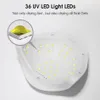 ROHWXY ВС 5X Plus UV LED лампы для ногтей Сушилка 54W / 48W / 36W льда Лампа для маникюра Гель для ногтей сушки гель лак