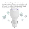 شاحن سيارة QC3.0 Dual USB Chargers Quick Charge 3.0 شحن سريع محول شحن الهاتف لفون 13 12 11 برو ماكس X 8 7 زائد وهواتف سامسونج