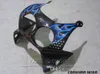 Högkvalitativ Fairing Kit Honda CBR900RR CBR 893 1992-1995 Svart Blå Flammor Fairings Set CBR 900 RR 09 10 11 xc37