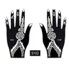 Waterdicht 2 stks / 1 Set Tijdelijke Tattoo Sticker Body Art Mannen Dames Indiase Henna Patroon Schoonheid Waterdichte Fake Arm Hand Tattoo