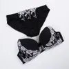 Wholesale-lingerie set Sexy Lace cup CD Bra Sets For Women Underwire Nylon Breathable Bra Set Female Intimates Bras Underwear Suit