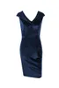 Off Schulter Bodycon Verband Kleid Vestidos Frauen Sommer Sexy Elegante Samt Midi Promi Party Kleider SJ1466E1