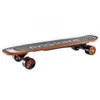 Enskate woboard skate elétrico dual 450w motores max 35km/h com controlador remoto - preto + laranja
