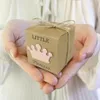 Creative 50Pcs Kraft Paper Gift Box Candy Boxes Decorations Wedding Favors and Gifts Box for Guests Party Supplies 5.3*5.3*5.3cm