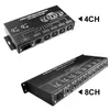 Freeshipping 4CH / 8CH Led DMX Controller Amplificatore Distributore di segnale AC100 / 240V Lavora con controller DMX a led 512 Console e decoder DMX