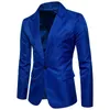 Fashion Brand Designer Abbigliamento uomo Blazer Uomo One Button Slim Fit Costume Homme Giacca casual Giacca maschile Taglia M-3XL