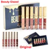 Nowe Urodziny Szminka 6 Kolory Zestaw Lip Gloss Beauty Glazed Matte Liquid Lipsticks Makeup Urodziny Limited Edycja Zestaw Kosmetyki Lip Bezpłatne DHL