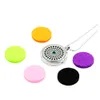 Etherische olie diffuser ketting aromatherapie diffuser medaillon hanger set met 5 kleuren viltpads en 1 ketting keten gratis verzending (25-styles)