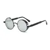 الجملة حار بيع جولة المعدنية Steampunk نظارات شمس رجل إمرأة نظارات أزياء العلامة التجارية للجنسين ريترو خمر جولة النظارات الشمسية بالجملة