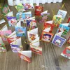 Carte con ornamenti natalizi Stampati con ornamenti natalizi Carta dei desideri Dolce desiderio adorabile per la decorazione dell'albero di Natale Carte regalo degli amici