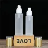 30ml 40ml 50ml 60ml 80ml 100ml Frosted Glass Bottle Empty Cosmetic Container Lotion Spray Pump Bottles Cosmetics Containers Packing Bottles