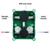 Uppsättningar badrum svart duschsystem 16 tum/20 tum tak spa dim regnfall duschhead panel 3ways termostatisk mixer ledd dusch fauc