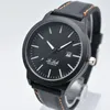 Na sprzedaż 40mm kwarcowy silikon moda okrągłe męskie zegarki dzień sportu data mężczyźni ubierają projektant zegarka hurtownia mężczyzna prezenty zegarek montres
