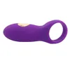 Anello di vibrazione del pene Silicone Punto G Stimolare Vibratori Carica degli Stati Uniti Dildo Masturbarsi vibratore Giocattoli del sesso Per le donne Uomini Coppia J2200