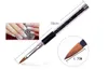 DHL Professionell Nail Art Ritning Penborste Multi-Function Crystal Acrylic Nail Art Målning Borste Högkvalitativ man eller FIBE GEL Nails Brush