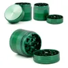 Aluminum Alloy 4-piece Herb Grinder Dia. 40mm 4 Layers Sharp Teeth Smoking Grinders Multiple Color Tobacco Portable Spice Muller Accessory