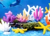 6pcs żywica Coral Miniaturowe figurki Terrarium Bonsai Craft Craft Garden Gnome Micro Krajobraz Cake Decoracion Jardin3440450