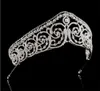 Pageant Tall Crowns Tiaras Wedding Bridal Zircon Headband Hair Accessories Headpiece Ornament Fashion Women Party Headdress Jewelry Gift