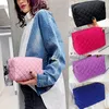 Neue frauen Nylon Wasserdichte Make-Up Tasche Mode Karierten Kosmetik Taschen Reisetasche Kulturbeutel Organizer Zipper Lagerung Ba203T