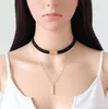 Collar de borlas multicapa de terciopelo para mujer Collar de gargantilla DAN272 orden de mezcla Collares Gargantillas