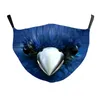 Maschera per il viso di design di animali 3D con filtro maschere per il viso riutilizzabili in cotone Maschere per equitazione sportiva estiva all'aperto Maschera per stilisti per adulti