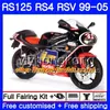 RS125R Voor Aprilia Rs 125 1999 2000 2001 2002 2003 2005 318HM.10 RSV125R RS4 RS-125 RSV125 R RS125 Zilverachtig Grijs 99 00 01 02 03 04 05 Kuip