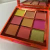 9 colors eyeshadow palette Nude pink green Orange Light Medium Rich Shadow5948572