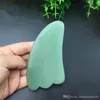 Pink Triangle Facial Massage Gua sha board Natural Jade Stone Care Healthy Guasha Board Dragting Screading Postr