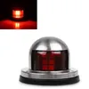 1 Pair 12V LED Sailing Signal Light Lamp Bow Navigation Light for Marine Boat Yacht Red Green