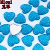 Micui 200pcs 13mm Heart Acrylic Rhinestone Crystals Flatback Non Sewing For Clothes Dress Decorations Jewelry Accessories ZZ743251R