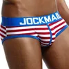 New Striped Sexy Men Underwear coton Men Briefs Respirant Slip bikini Gay Male Panties Underpants hommes tongs g cordes T200517