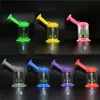 Hot Seller 4.5" Assemble Silicone Water Pipe Shower Head Percolator With 4mm Quartz Banger Food Grade Glass Bubbler Silicone Dab Rig