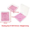 Whole Square False Eyelashes Packaging Box 3D Mink Lashes Boxes Transparent Plastic Clear Eyelash Box Case with trays4527904