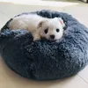 Lang pluche superzacht huisdier rond bed kennel hond kat comfortabel slaapkussen winterhuis voor kat warme hondenbedden huisdierproducten